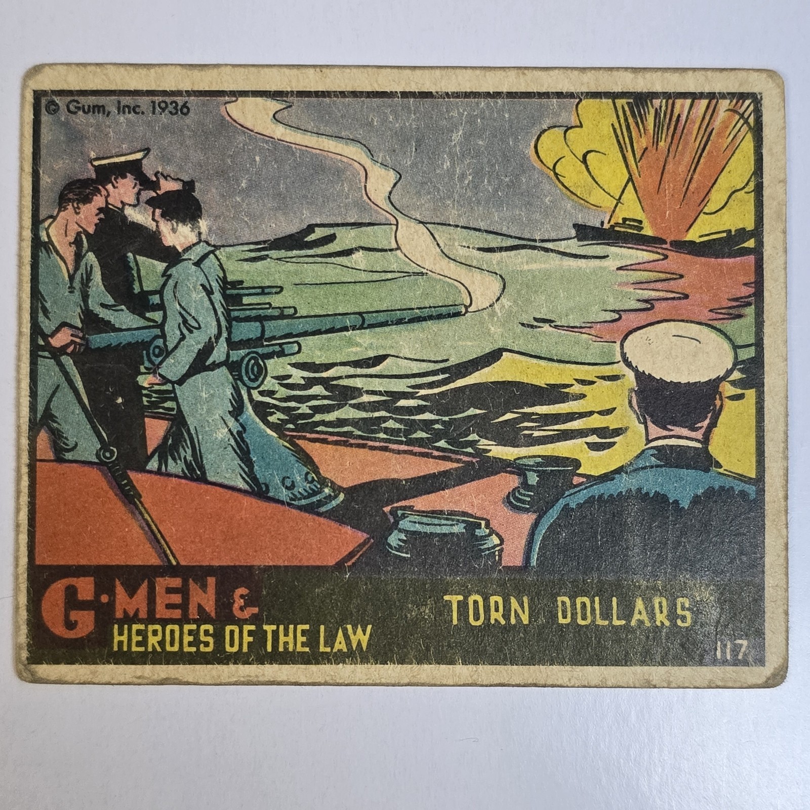 G-Men & Heroes of the Law Gum Inc, #117 