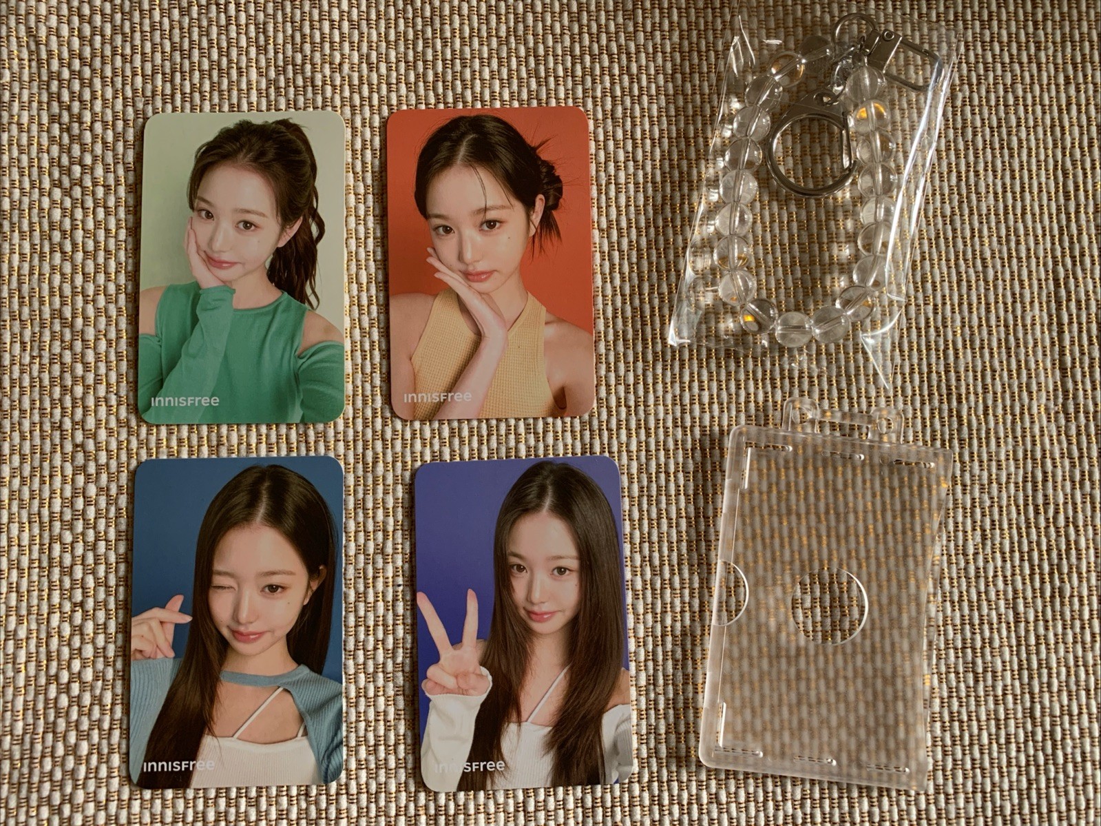 Ive Wonyoung / Innisfree Trading Card Photo Holder / 4 Photos