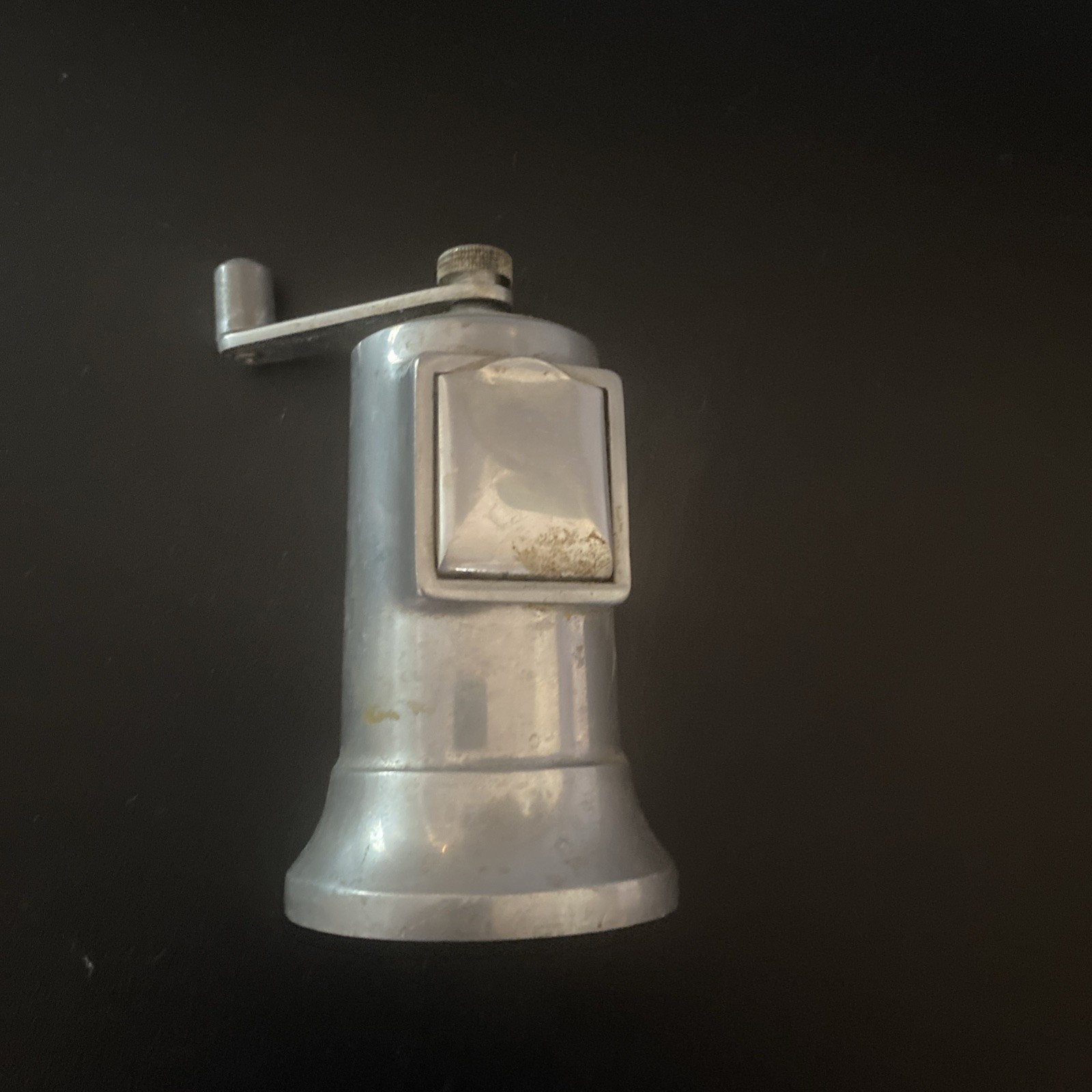 Vintage Perfex 4” Cast Aluminum Pepper Grinder Mill Made In France 