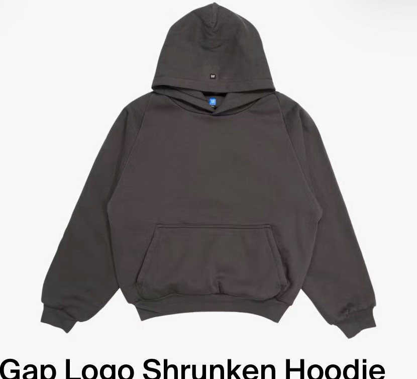Yeezy Gap Engineered by Balenciaga Logo Hoodie Pullover Men’s S Black