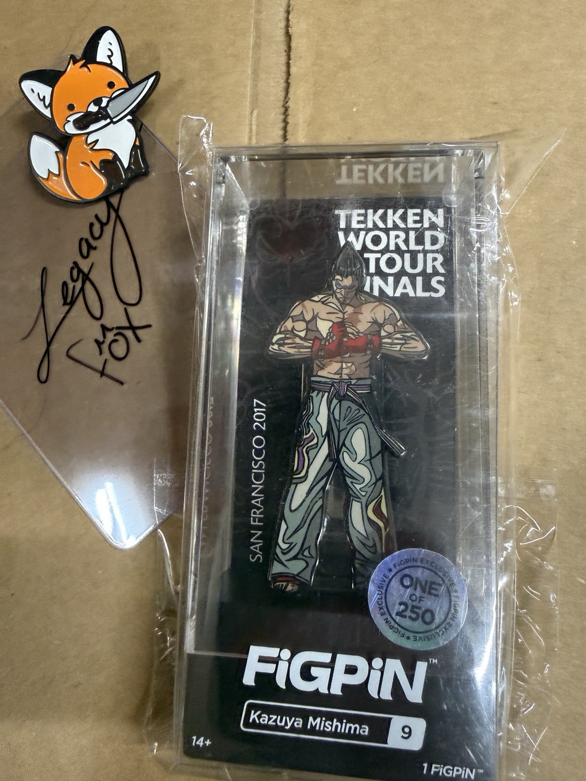 Figpin Tekken World Tour Finals SAN FRANCISCO 2017 Kazuya Mishima 1/250