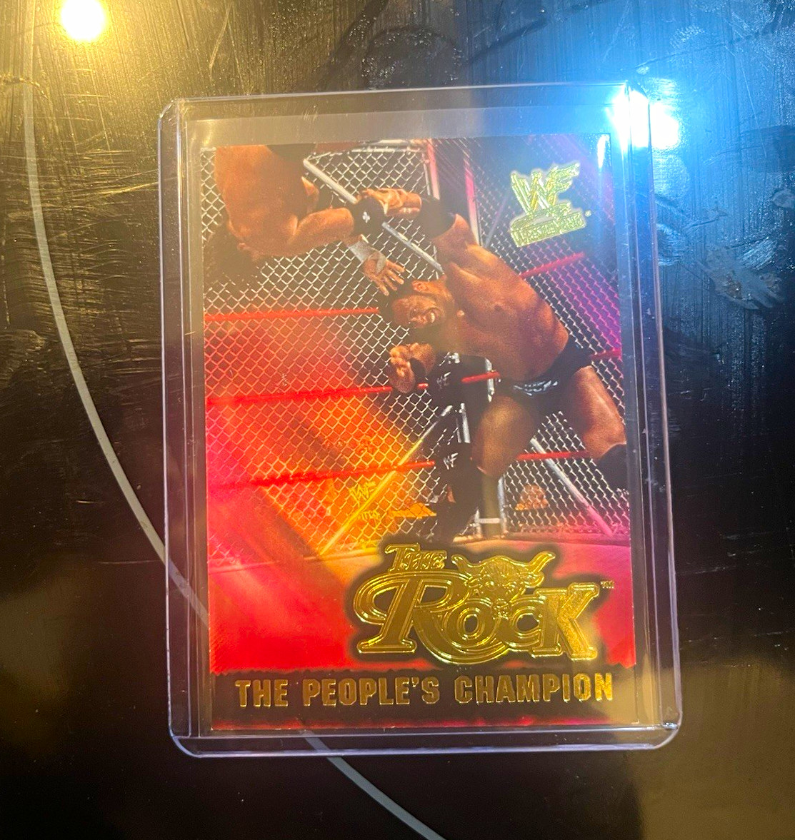Fleer 2001 WWE The Rock The People’s Champion Insert #13/15 PC Card