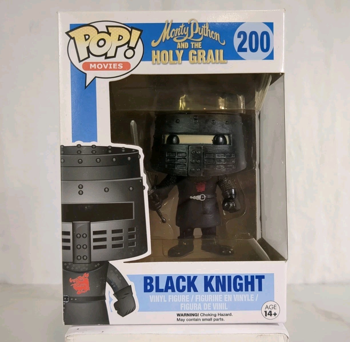 Funko Pop Movies Monty Python And The Holy Grail Black Knight #200 - Vaulted
