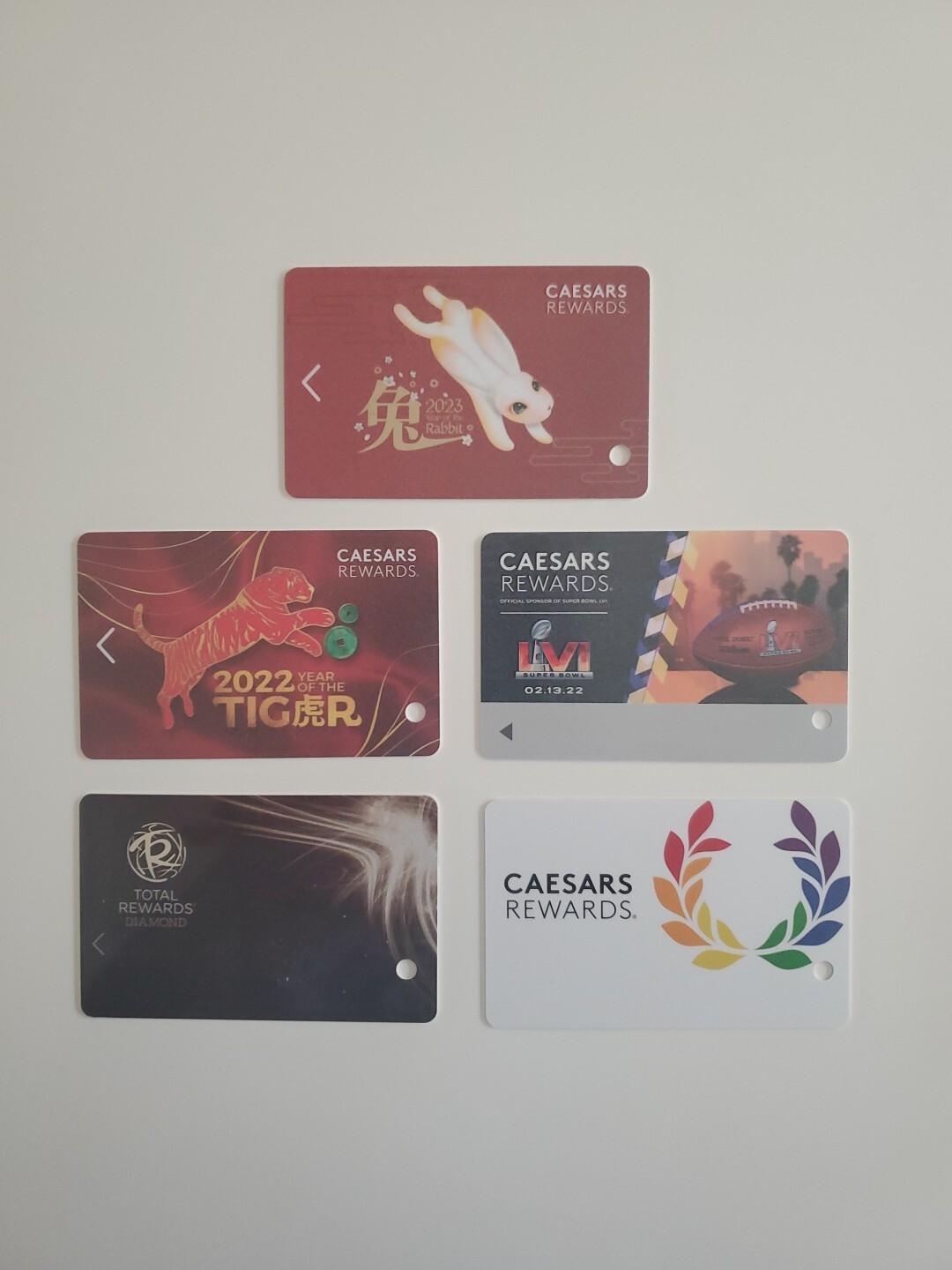 Caesars Rewards Never Used Players Card