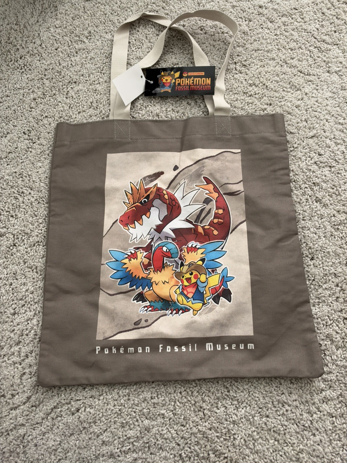 Field Museum Pokemon Fossil Exhibit Tote Chicago Exclusive New with tags 🔥