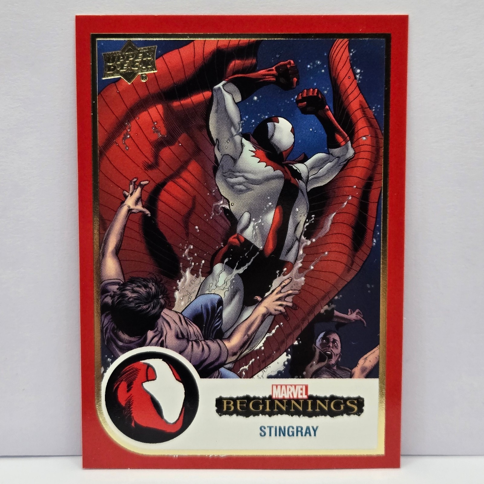 STINGRAY 2022 UPPER DECK MARVEL BEGINNINGS #144 RED