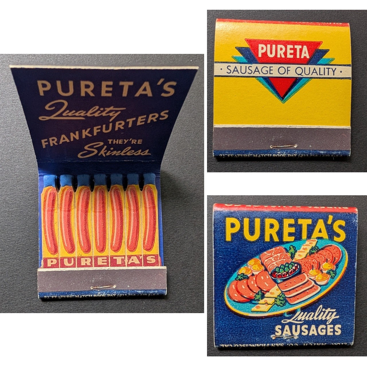 Feature Matchbook Pureta's Quality Sausages