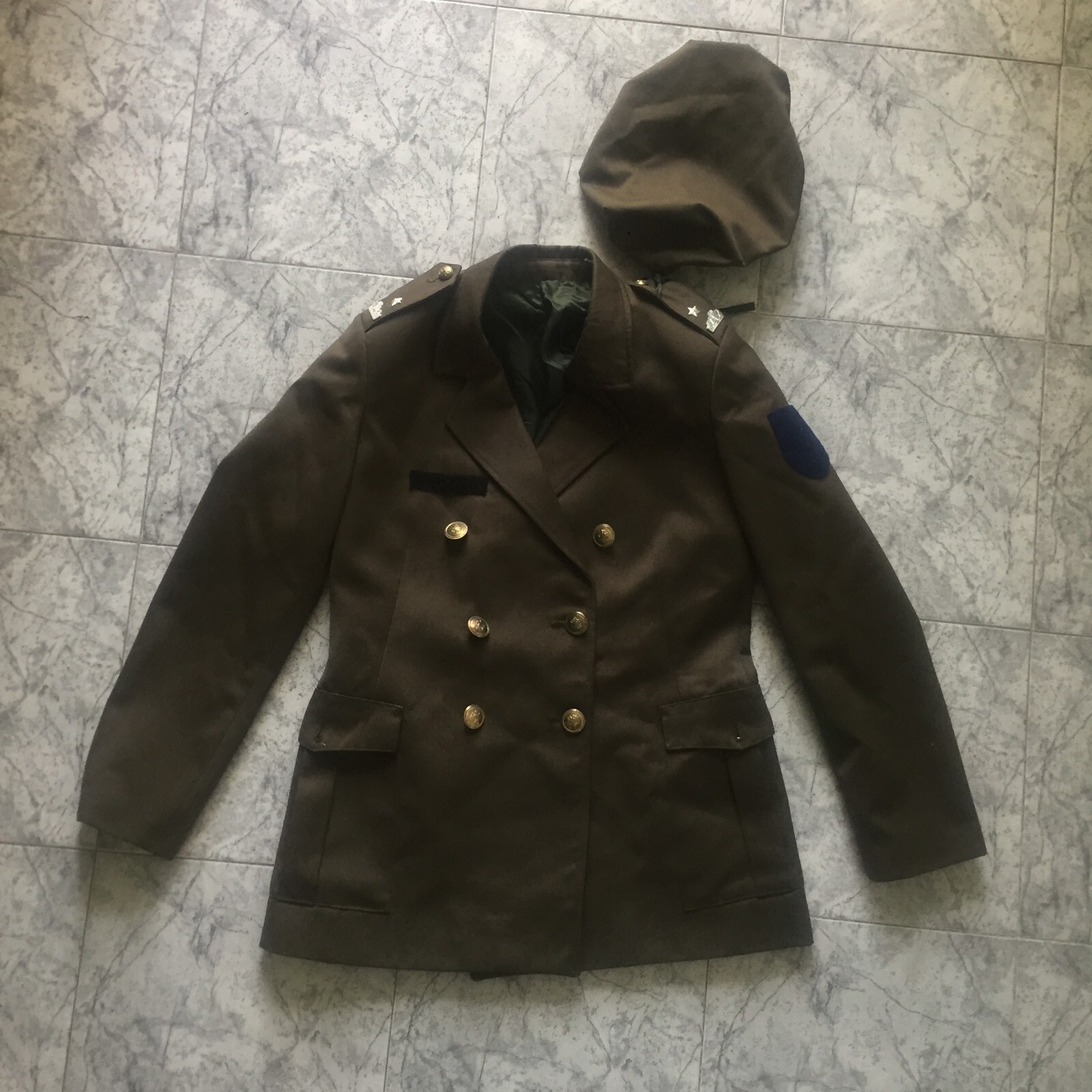 ALBANIAN MILITARY GARDA JACKET GARDA SHQIPTARE USED BEFORE NO BADGES