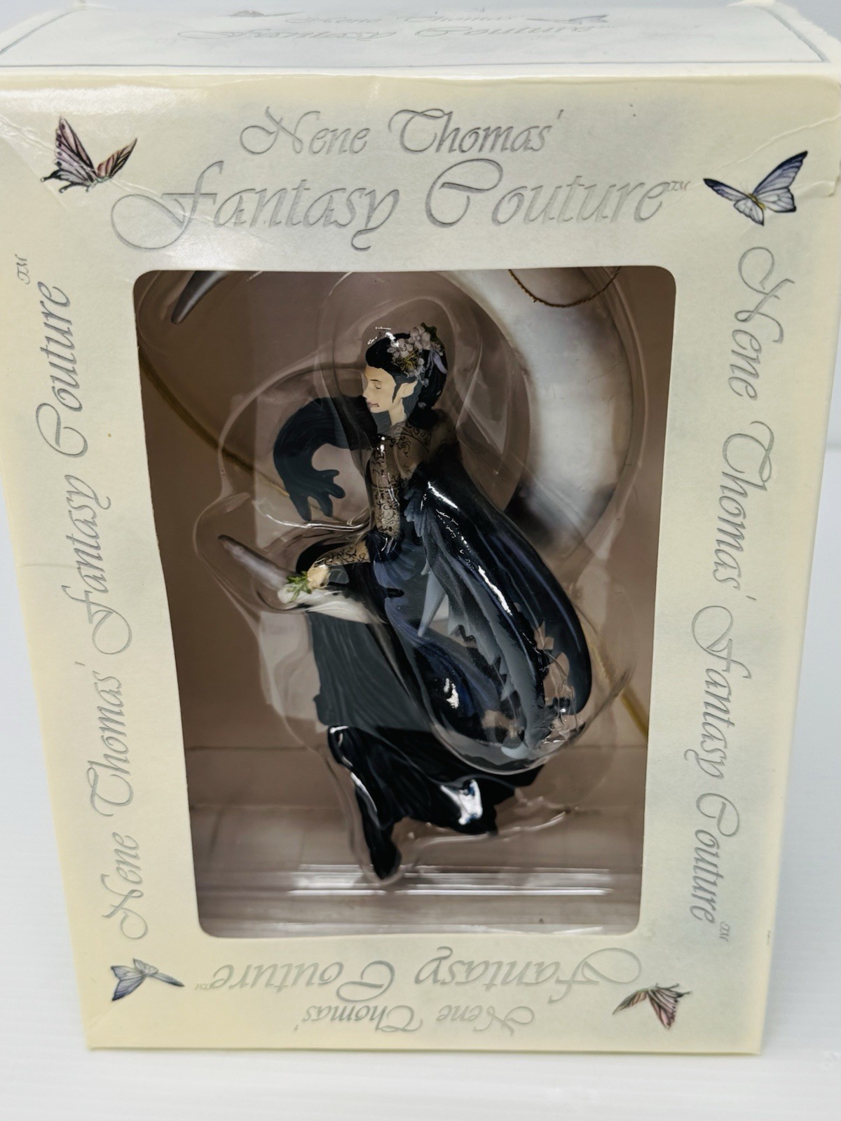 Nene Thomas Gothic Moon “Solace” Fantasy Couture Ornament Figurine NIB