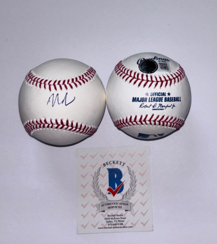 SENATOR MARCO RUBIO SIGNED MLB BASEBALL DONALD TRUMP SOS SECRETARY OF STATE BAS