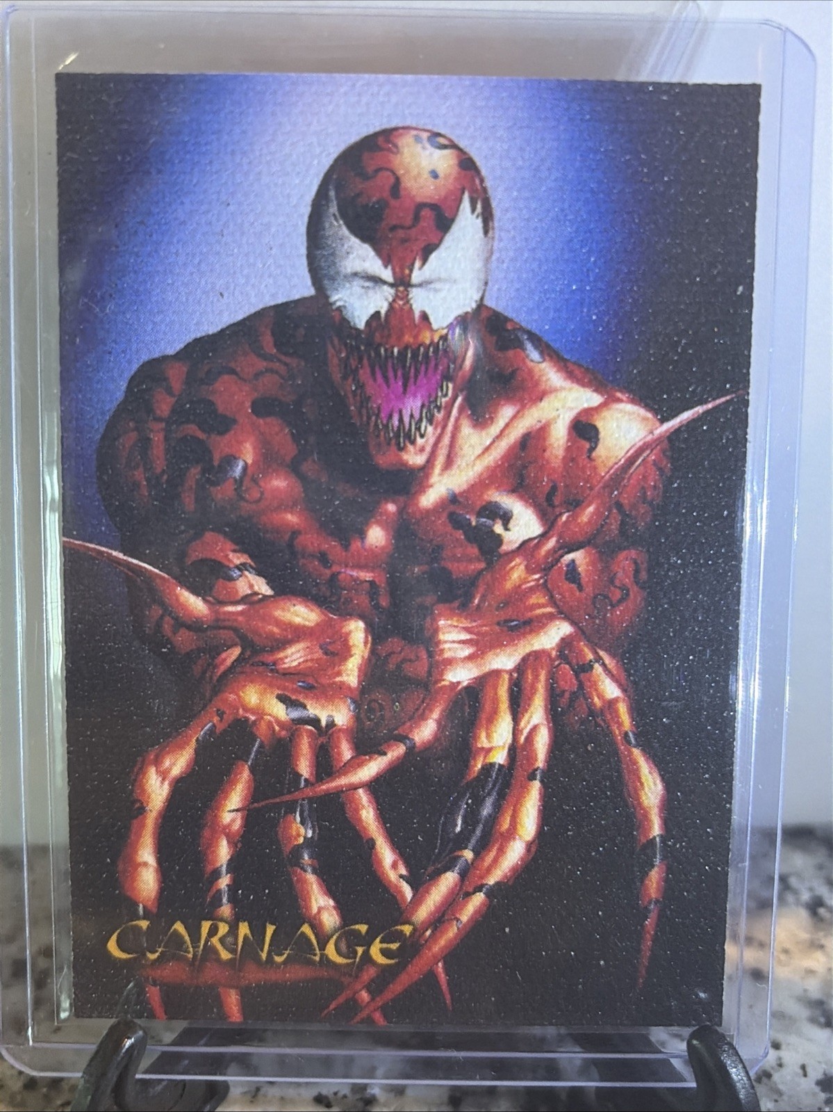 1996 Spiderman Fleer Skybox Premium Eternal Evil 🔥 Canvas Carnage Card #1 Of 6