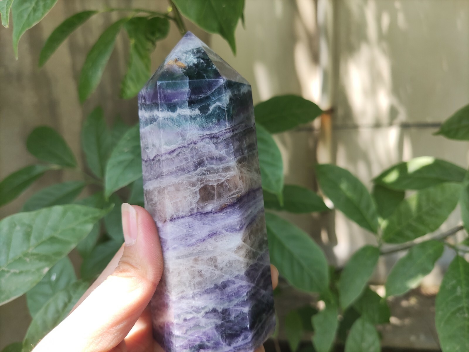 560g Natural Rare Fluorite Obelisk Quartz Crystal Healing Reiki Tower Point B147 560g Natural Rare Fluorite Obelisk Quartz Crystal Healing Reiki Tower Point B147