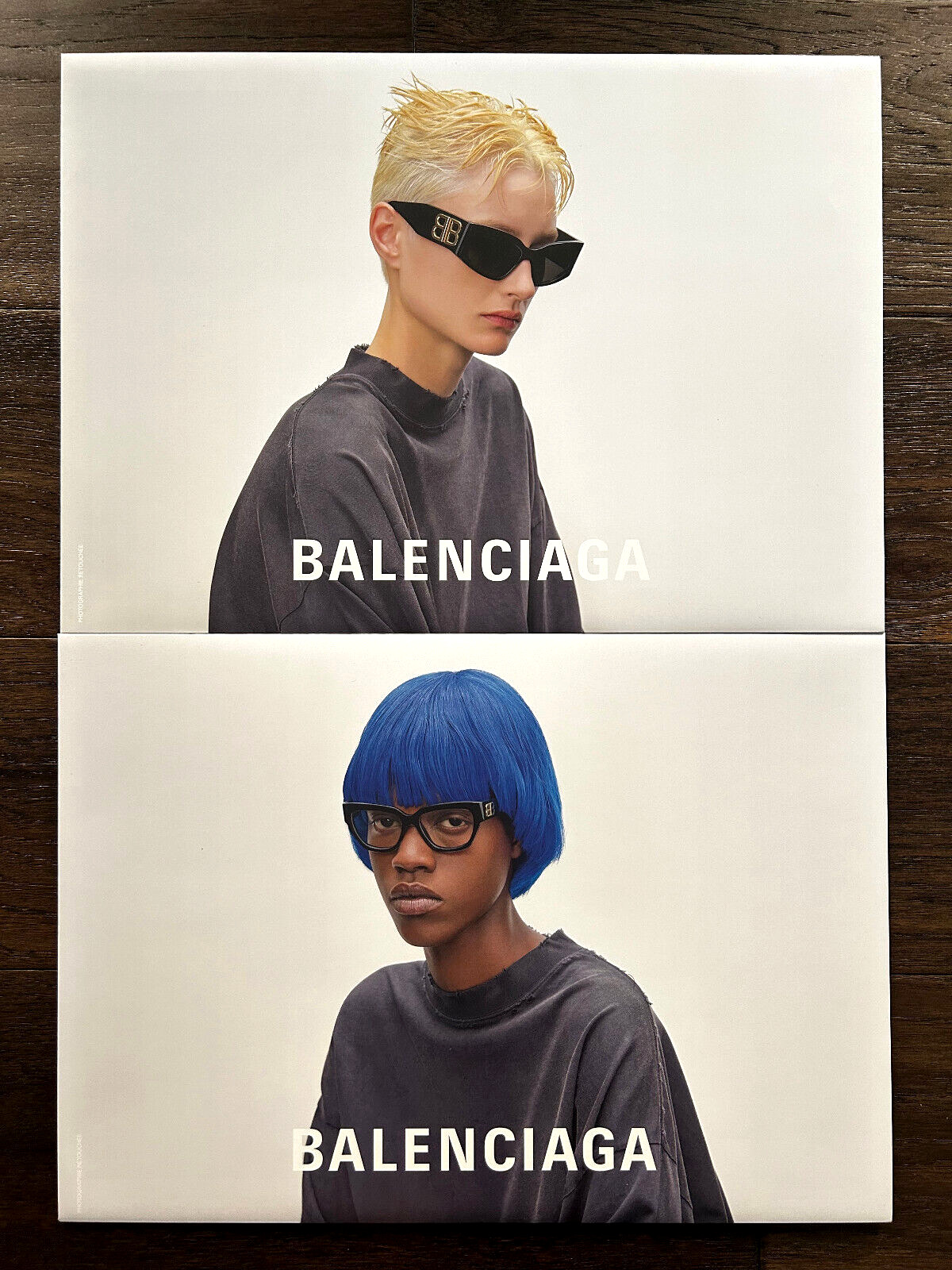 Balenciaga Sunglasses Ad Display 2PC - ORIGINAL PACKAGING NEW MADE IN ITALY 2024
