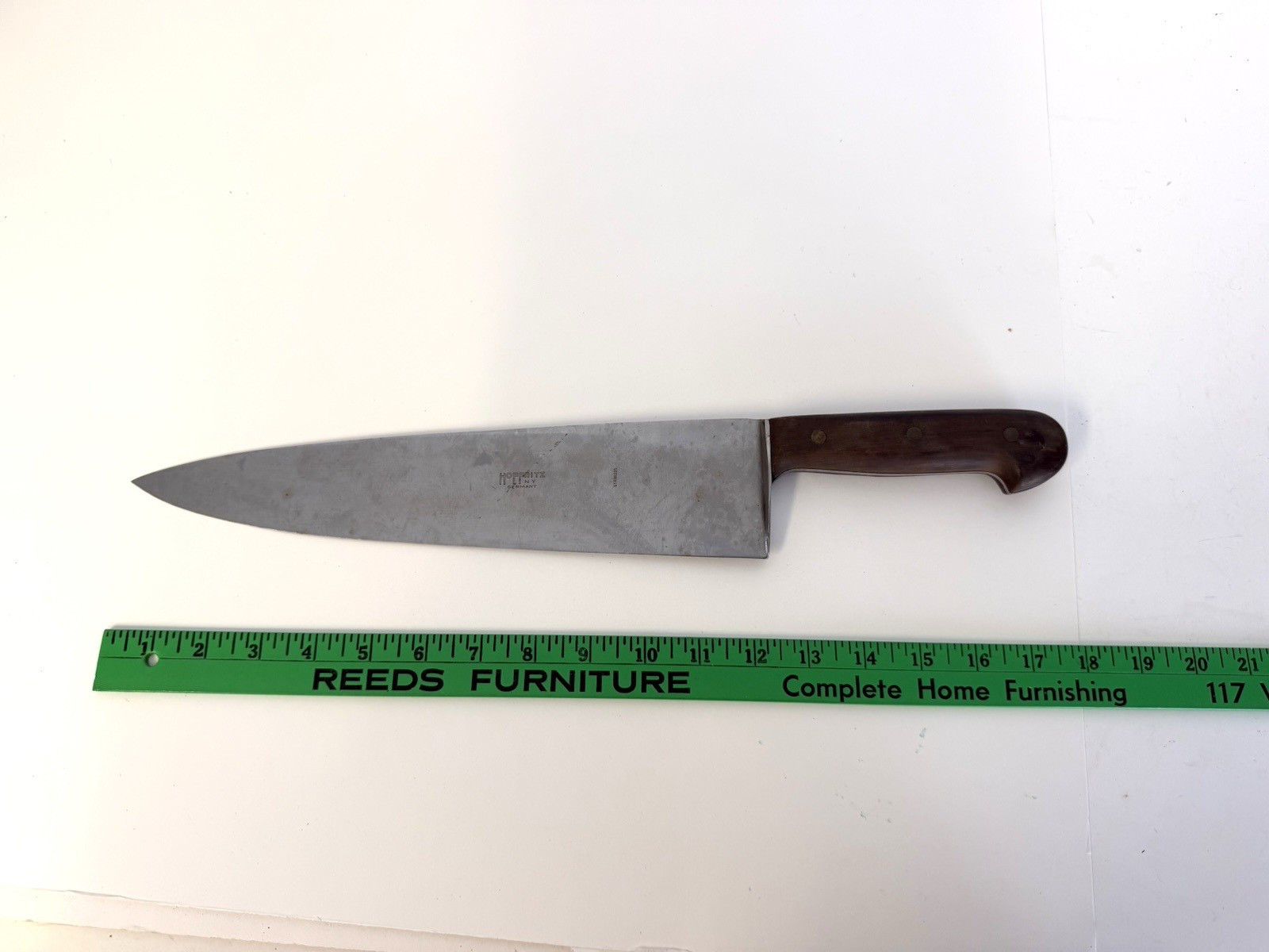 Vintage Hoffritz Germany Super Stainless Kitchen Knife Wood Handle 12 Vintage Hoffritz Germany Super Stainless Kitchen Knife Wood Handle 12