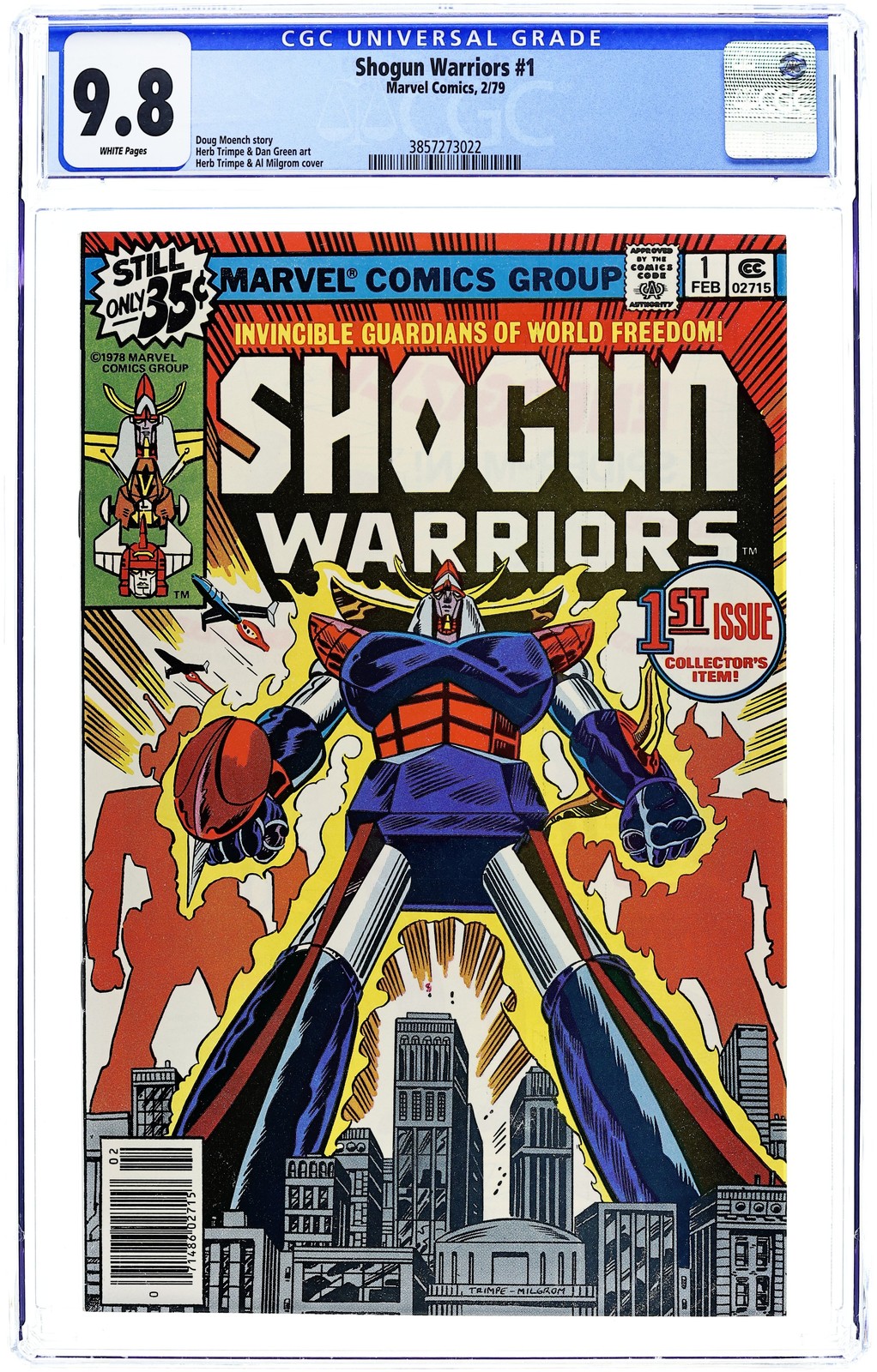 Shogun Warriors #1 CGC 9.8 1979 3857273022