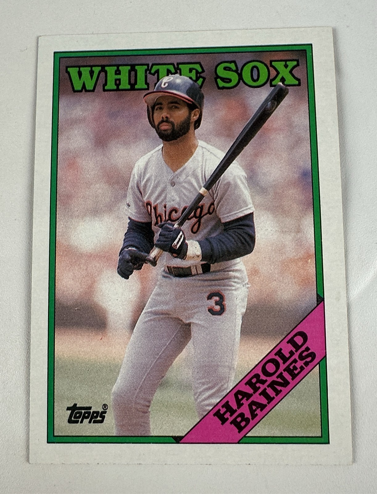 1988 Topps #35 Harold Baines Chicago White Sox Baseball Card HOF