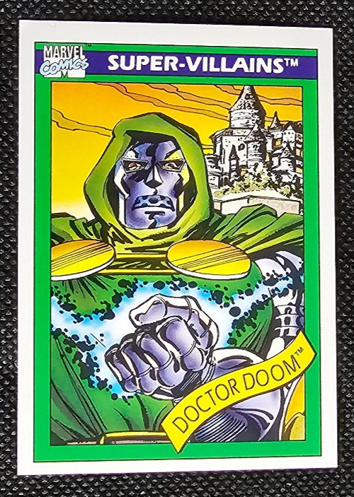1990 IMPEL MARVEL UNIVERSE SERIES ONE DR. DOOM CARD #60