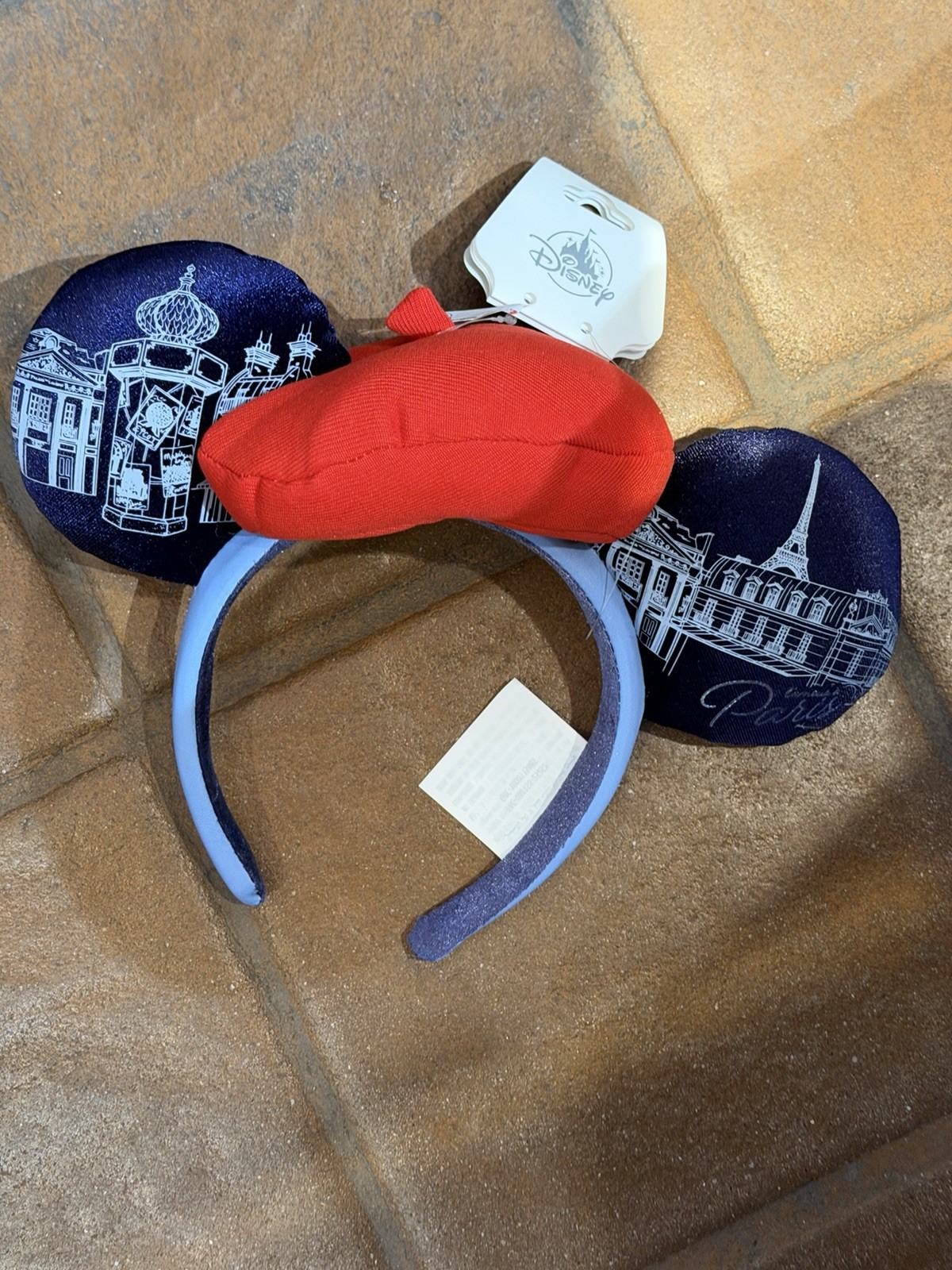 Disney Parks Epcot World Showcase France Paris Beret Minnie Mouse Ears New Disney Parks Epcot World Showcase France Paris Beret Minnie Mouse Ears New