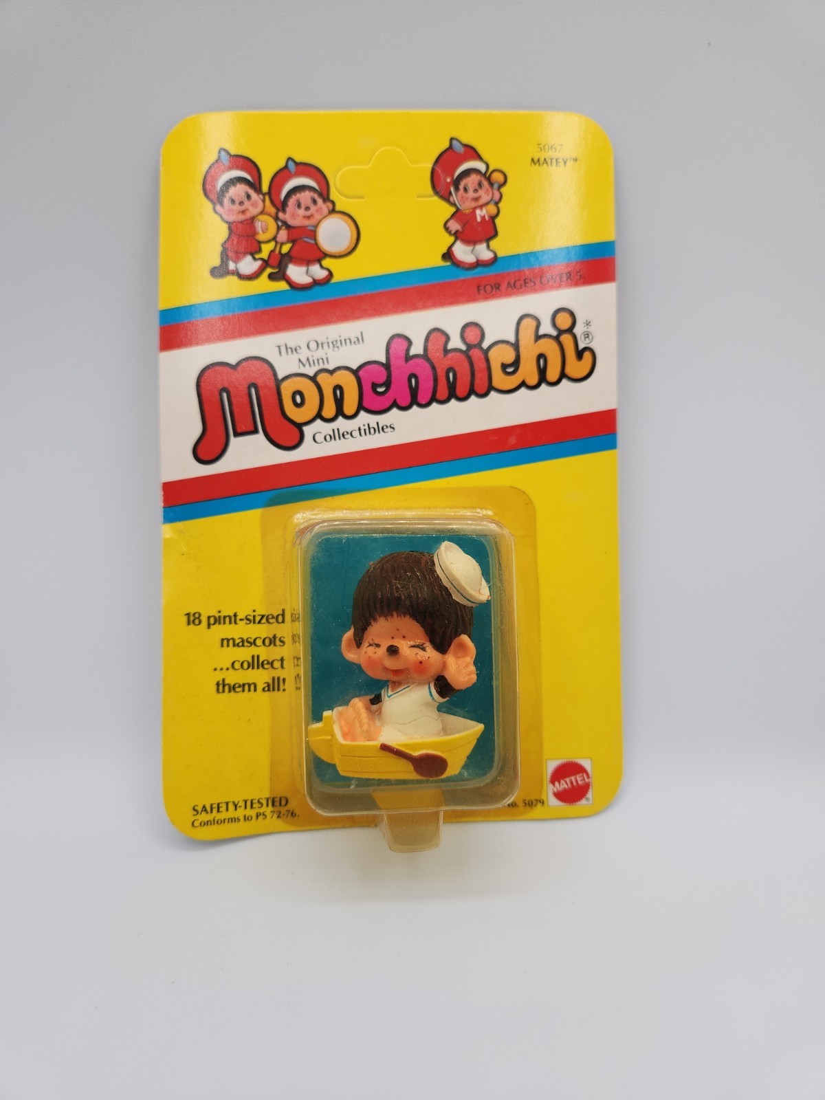 Mattel The Original Mini Monchhichi Collectible #5067 MATEY