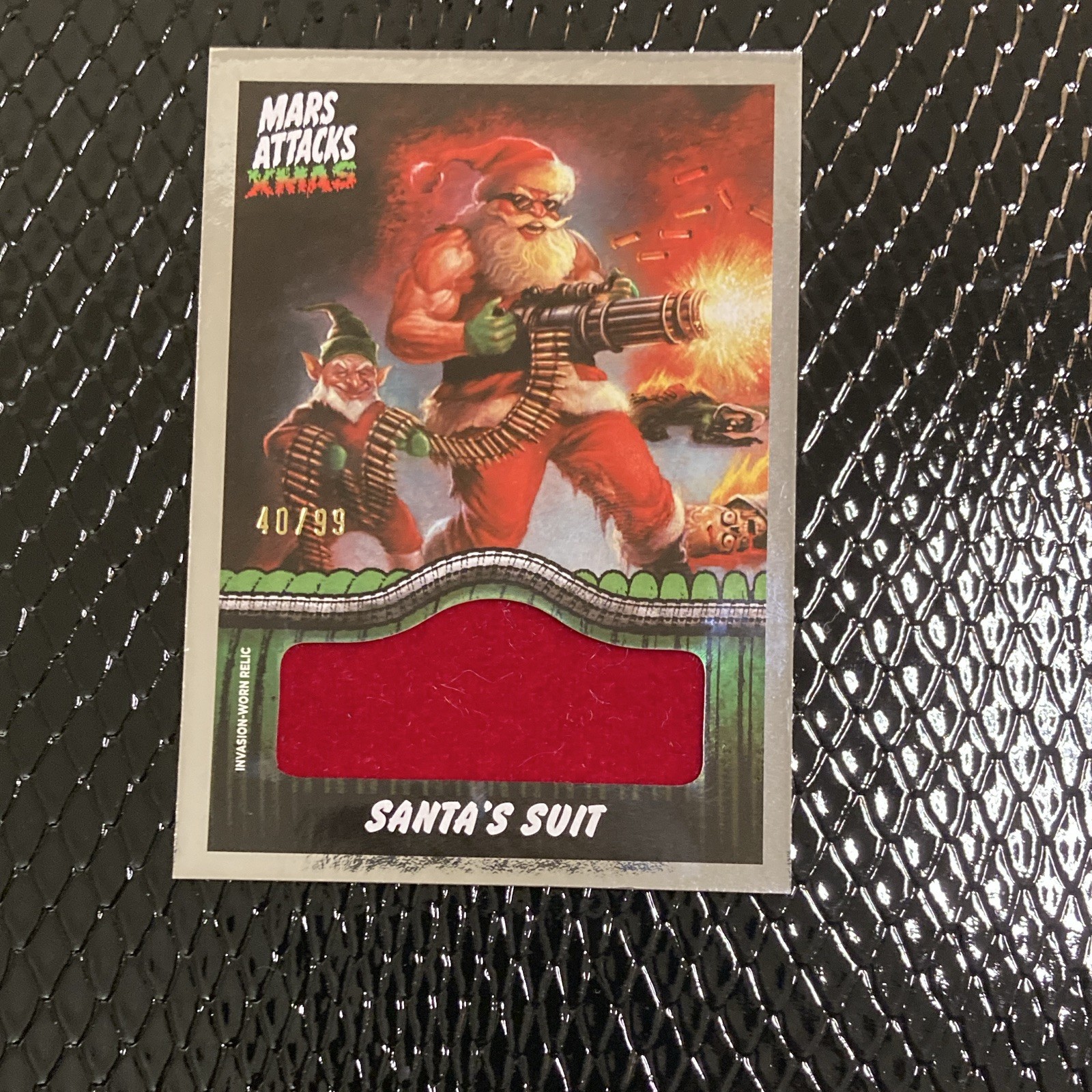 Topps 2026 Mars Attacks Christmas Invasion Worn Relics IWR-1 Santa\'s Suit /99