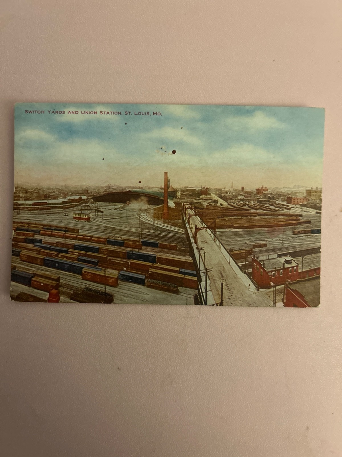 Switch yards and union station, St. Louis Missouri