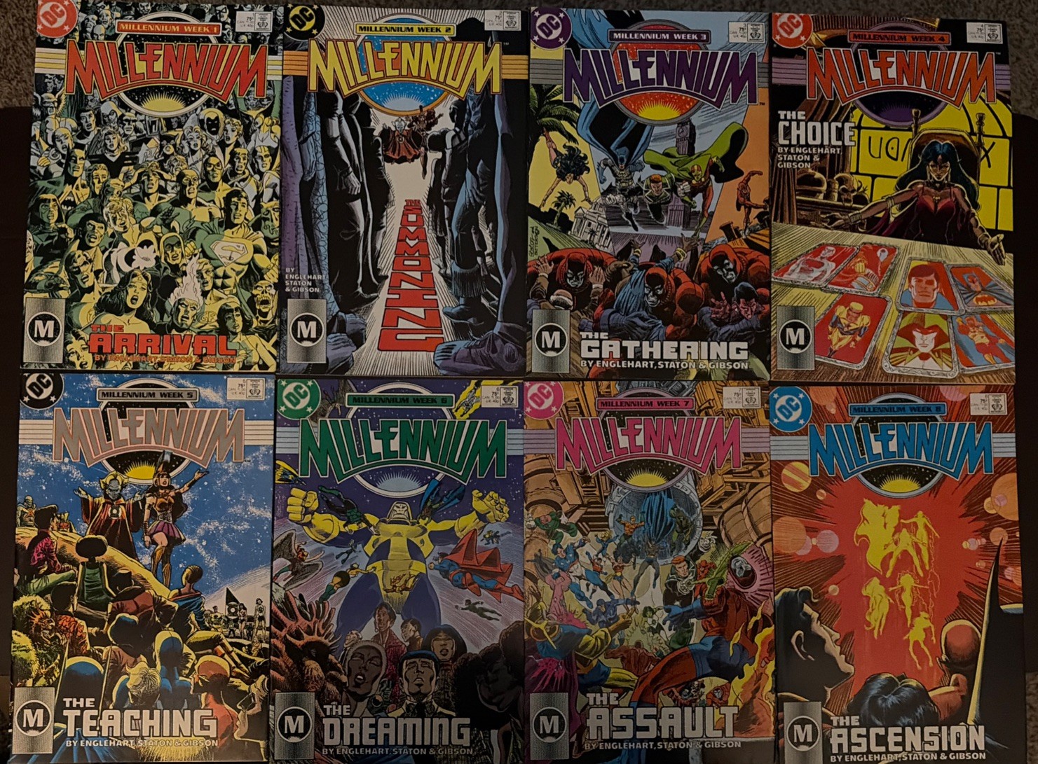 Millennium #1-8 (Joe Staton/Ian Gibson) Mini Series-DC Comics Full Series
