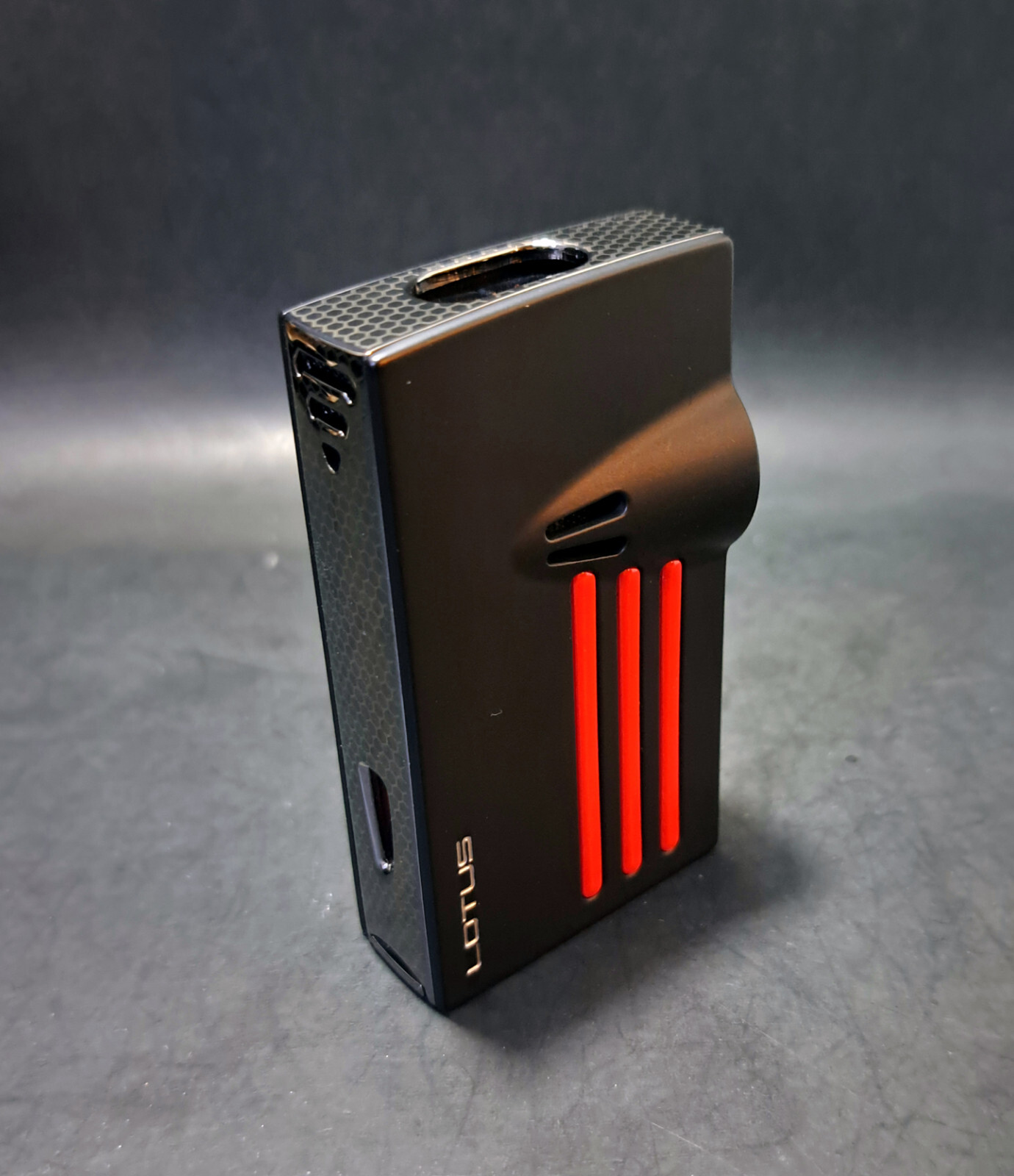 Lotus Orion Double Torch Flame Cigar Lighter |  L5200 | Single Action w/ Punch