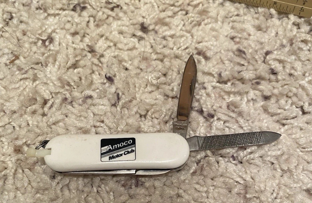 VTG Amoco Motor Club White Pocket Multi Tool 