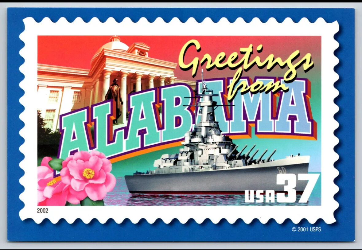 USPS Jumbo Greetings From America 50 State Postcards USA 34 5x7 Save on more USPS Jumbo Greetings From America 50 State Postcards USA 34 5x7 Save on more