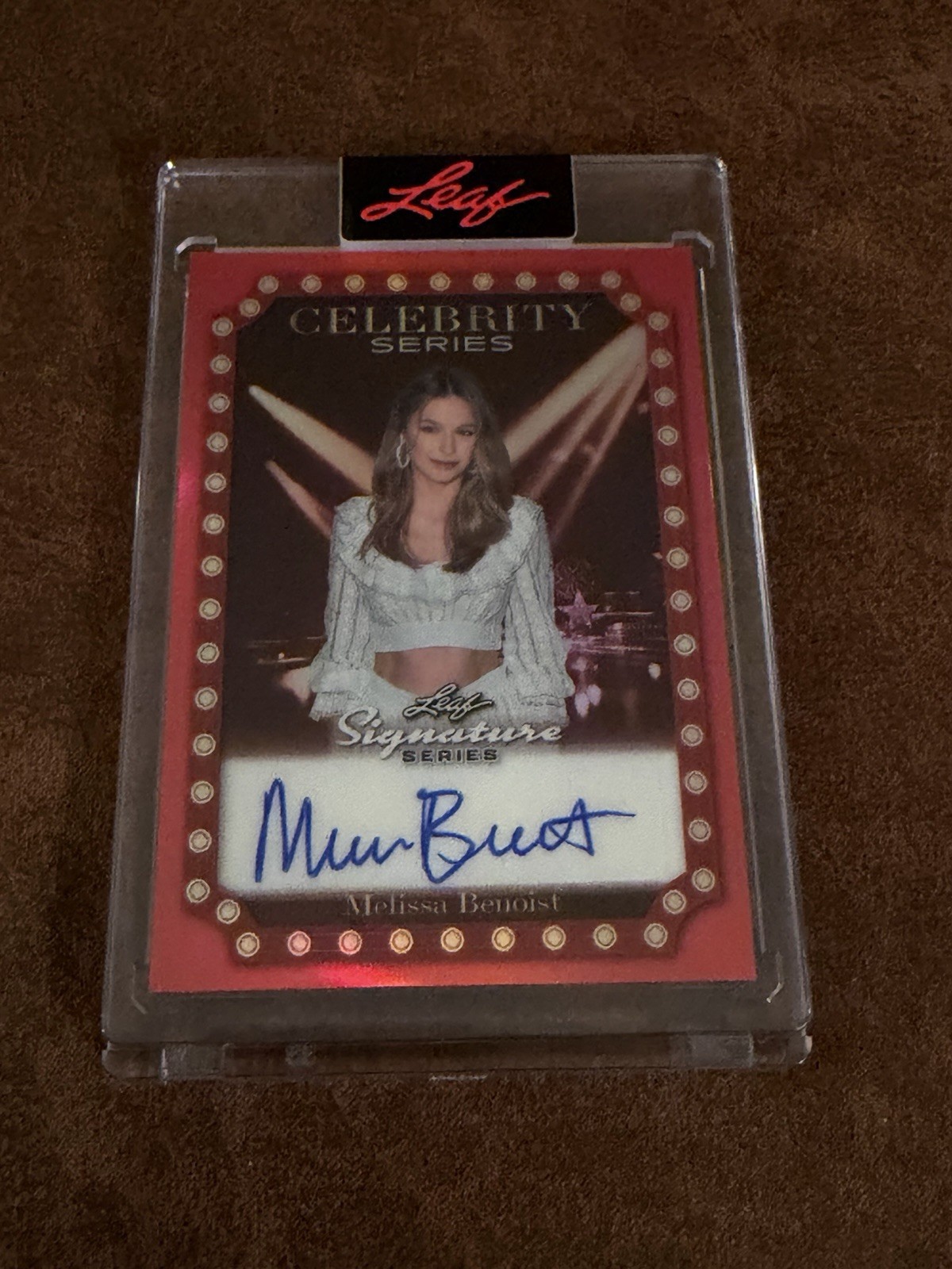 Melissa Benoist Auto 1/ 1- 2026 Leaf NEW Signature Series   SUPERGIRL🔥