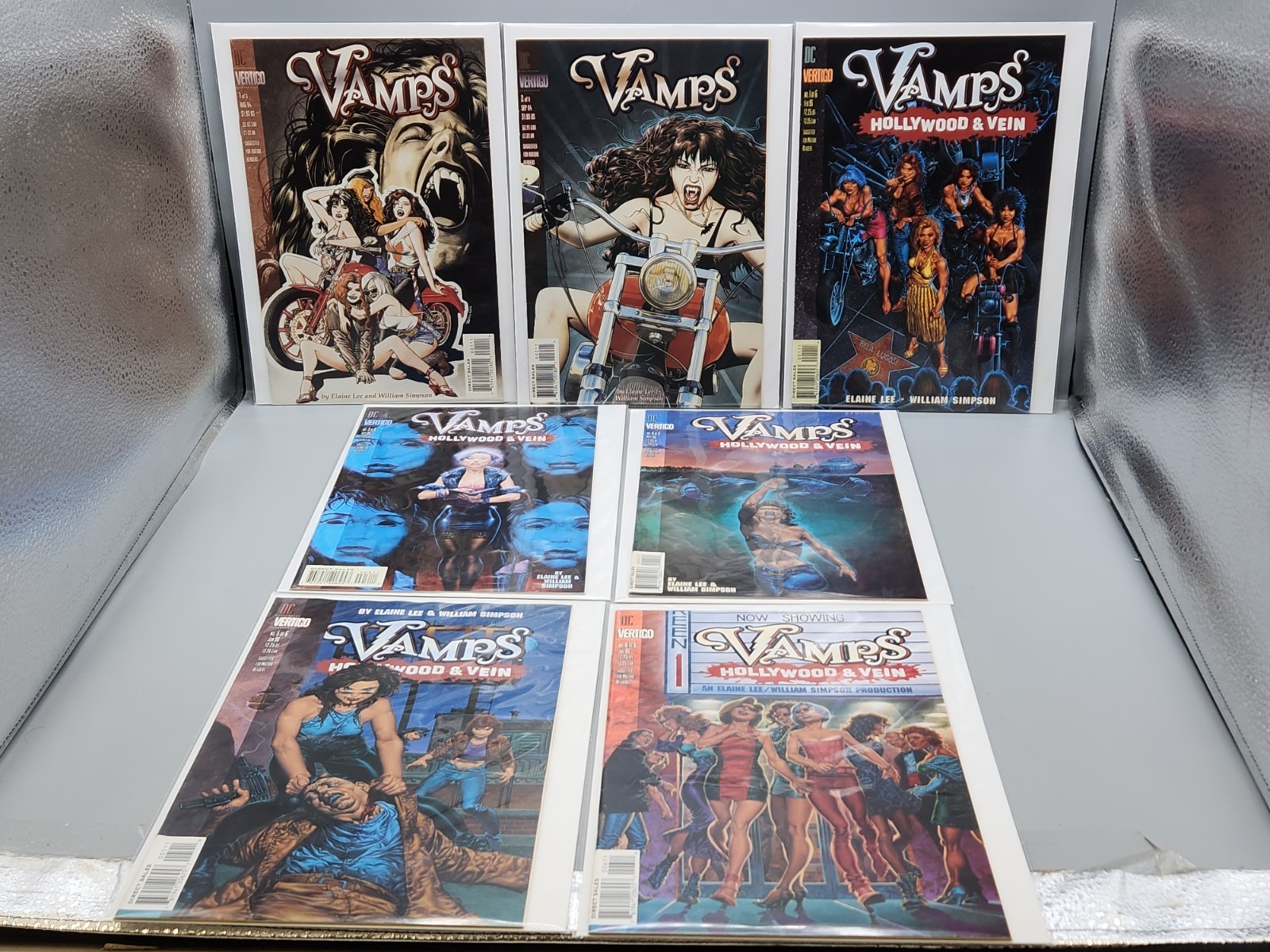 Vamps #1,2 + Hollywood & Vein #1,3,4,5,6 Lot Of 7 DC 1994-96/Free Shipping 