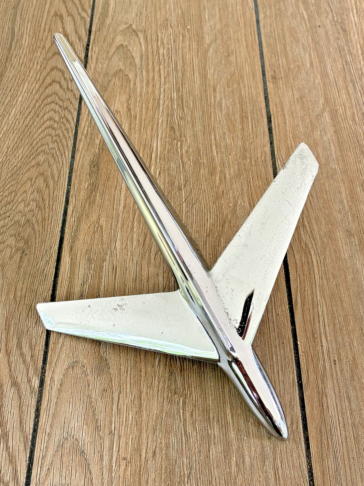 Vintage 1950s Mercury Ford Airplane Jet Hood Ornament BA-16850-F +Fast Shipping