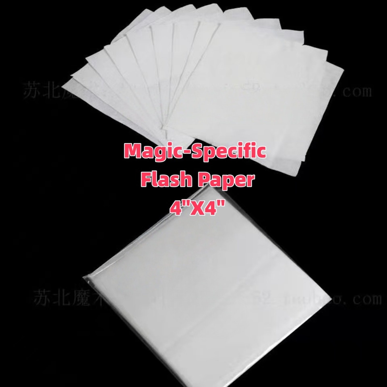 100Pcs Magic-Specific Paper,4“X4\
