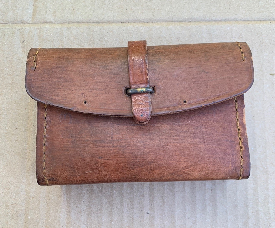 Original WWII US Military BAR Spare Parts Pouch 1943 Dated Sears