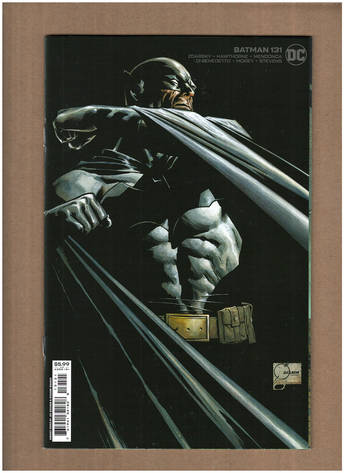 Batman #131 DC Comics 2023 Joe Quesada Variant Cover Chip Zdarsky NM- 9.2
