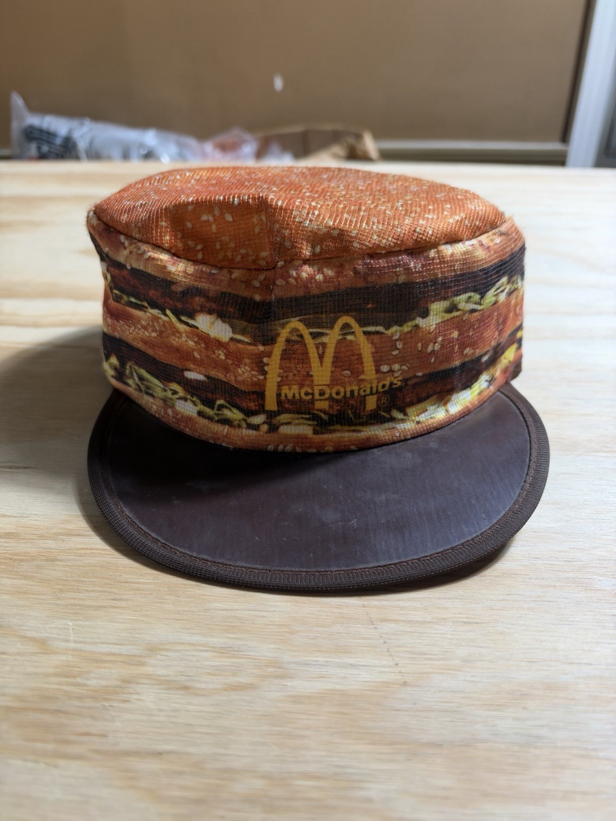 1984 vintage MCDONALDS Big Mac painters cap used RARE/ Promo