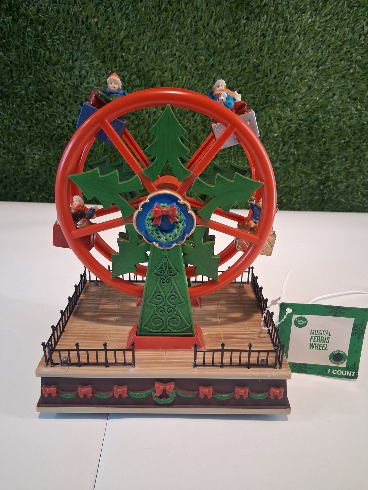 Walgreens Festive Voice Musical Ferris Wheel Christmas Village Light Up New