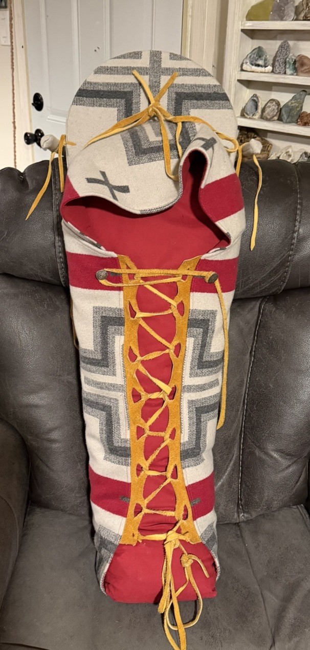 Native American Lakota Vintage cradleboard