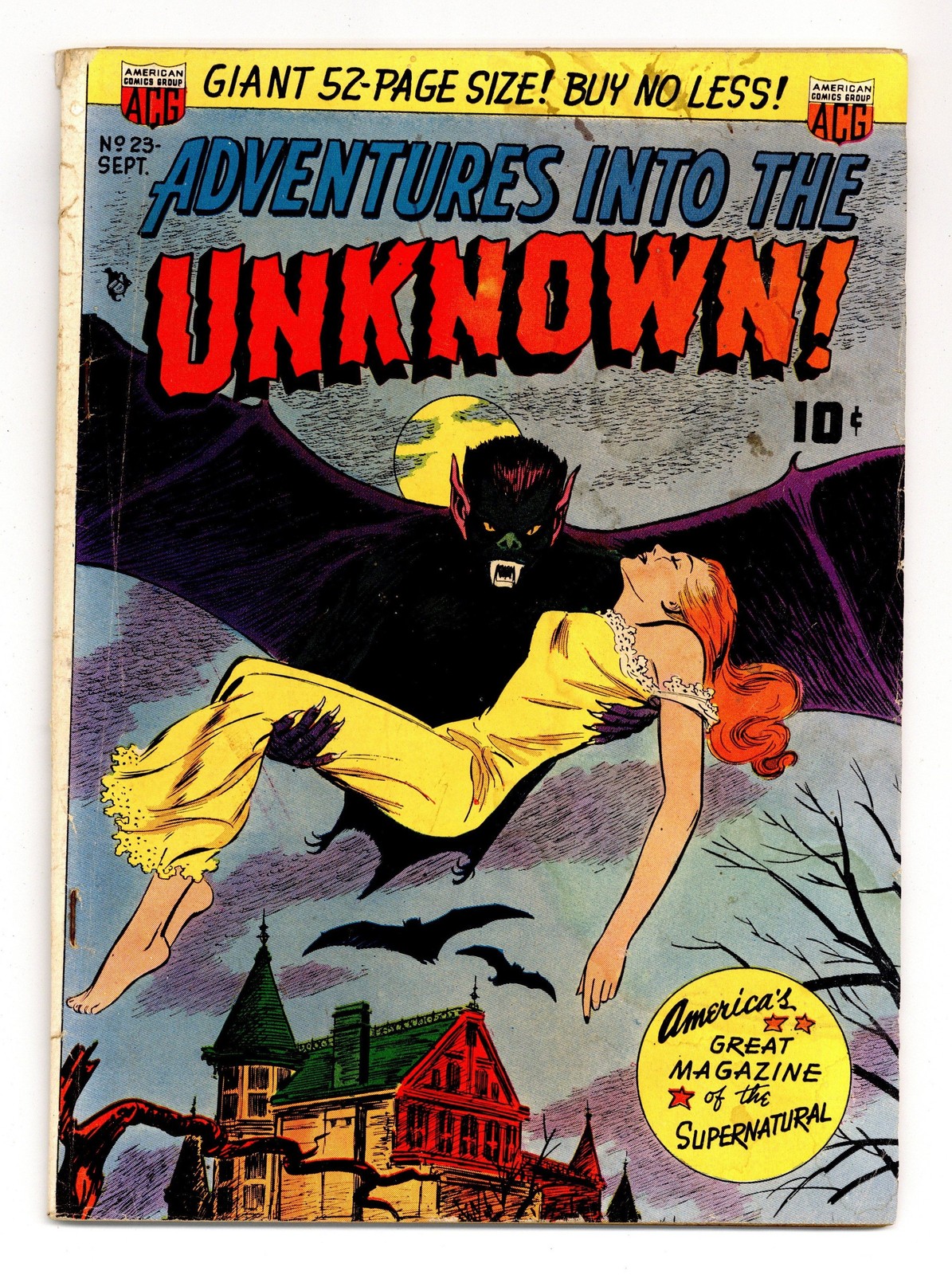 Adventures Into the Unknown #23 GD+ 2.5 1951