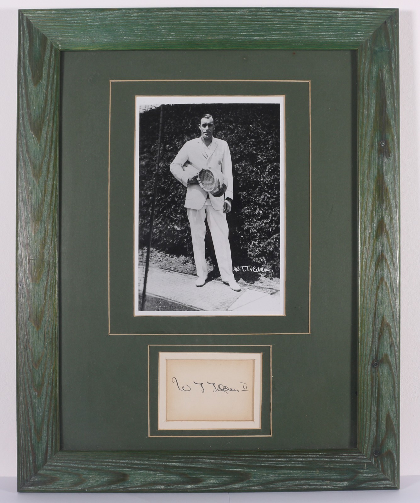 WILLIAM BILL TILDEN 1893–1953 Legendary American Tennis Player Autograph