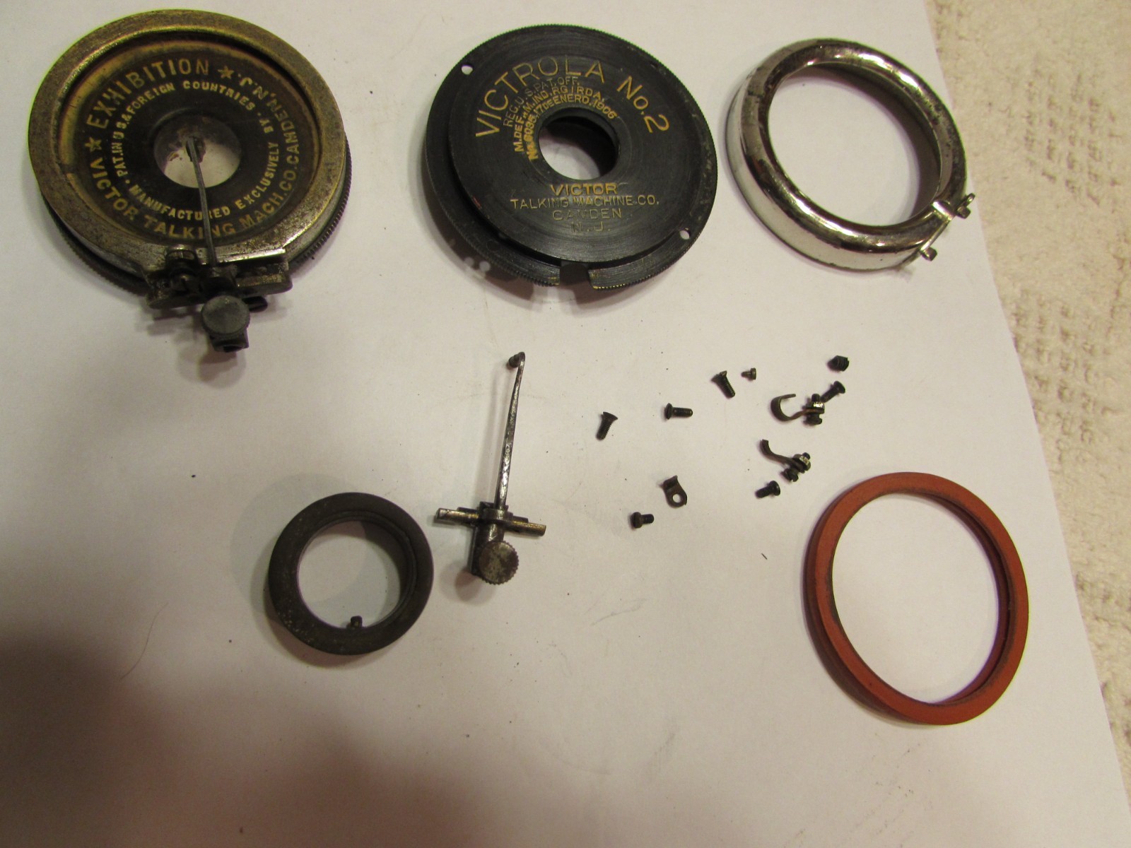 * VICTOR TALKING MACHINE REPRODUCERS * PARTS LOT *