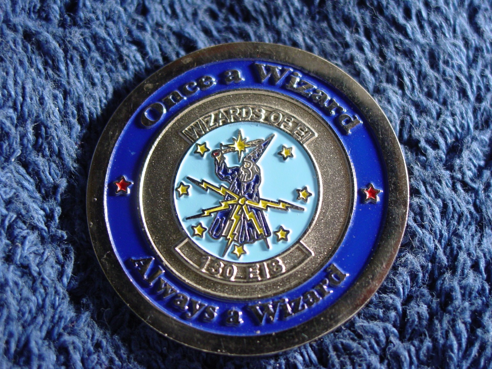USAF 130th EIS CHALLENGE COIN ~Wizards of EI~ Engineering Installation Squadron