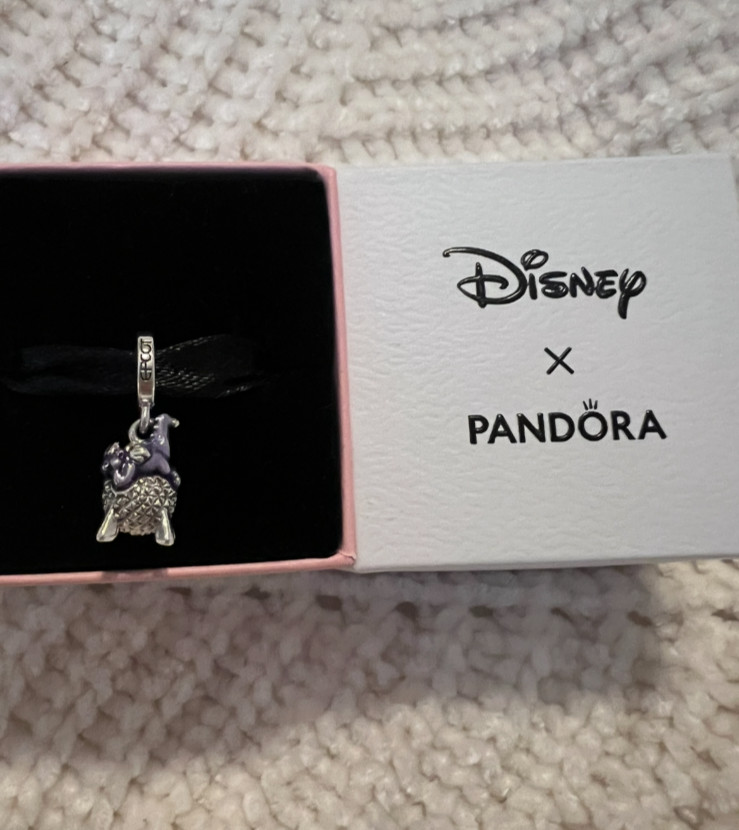 Disney X Pandora Epcot Spaceship Earth Figment Pandora Charm