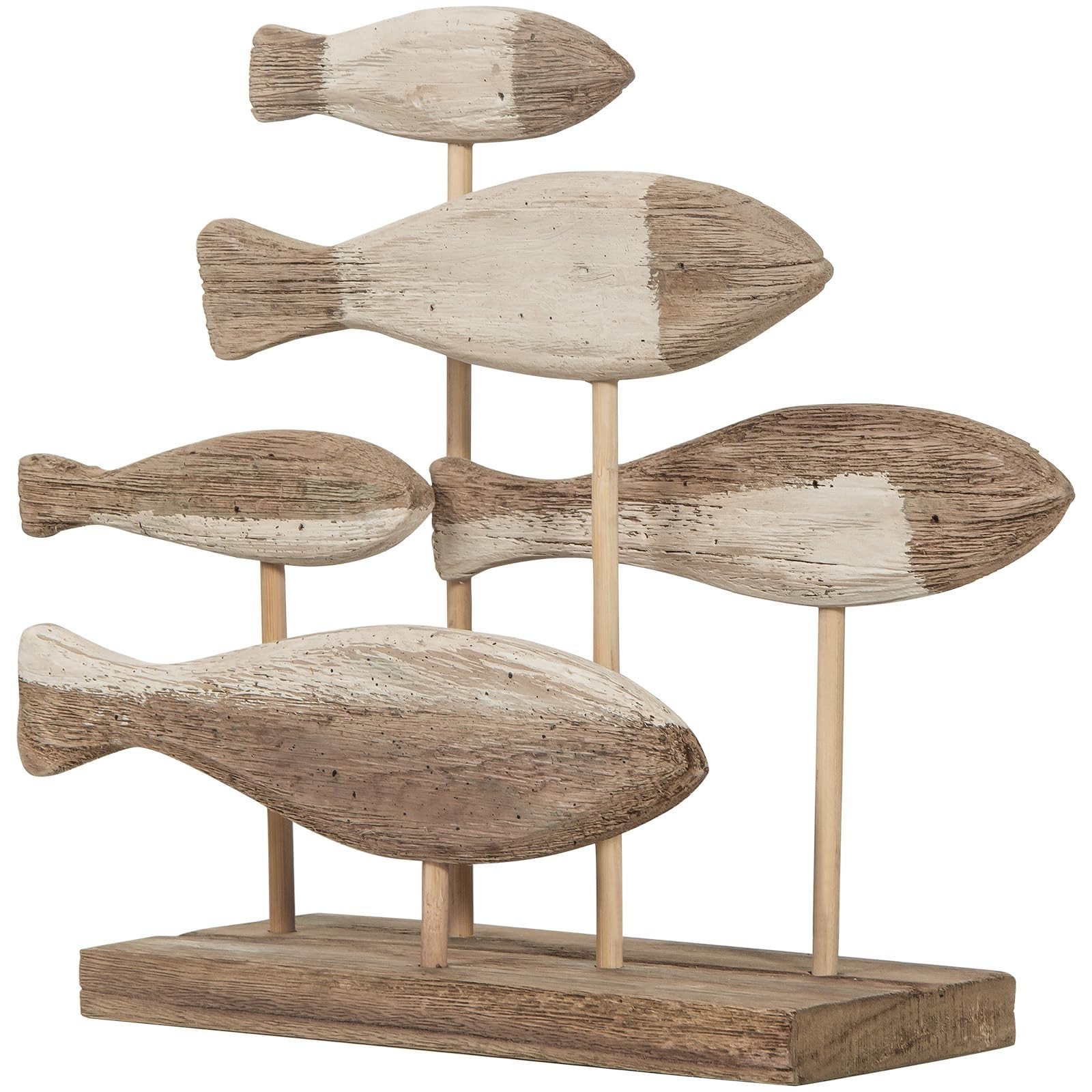 Wooden Shoal of Fish Fish Sculpture Decor for Coastal Nautical Beach Ocean La... Wooden Shoal of Fish Fish Sculpture Decor for Coastal Nautical Beach Ocean La...