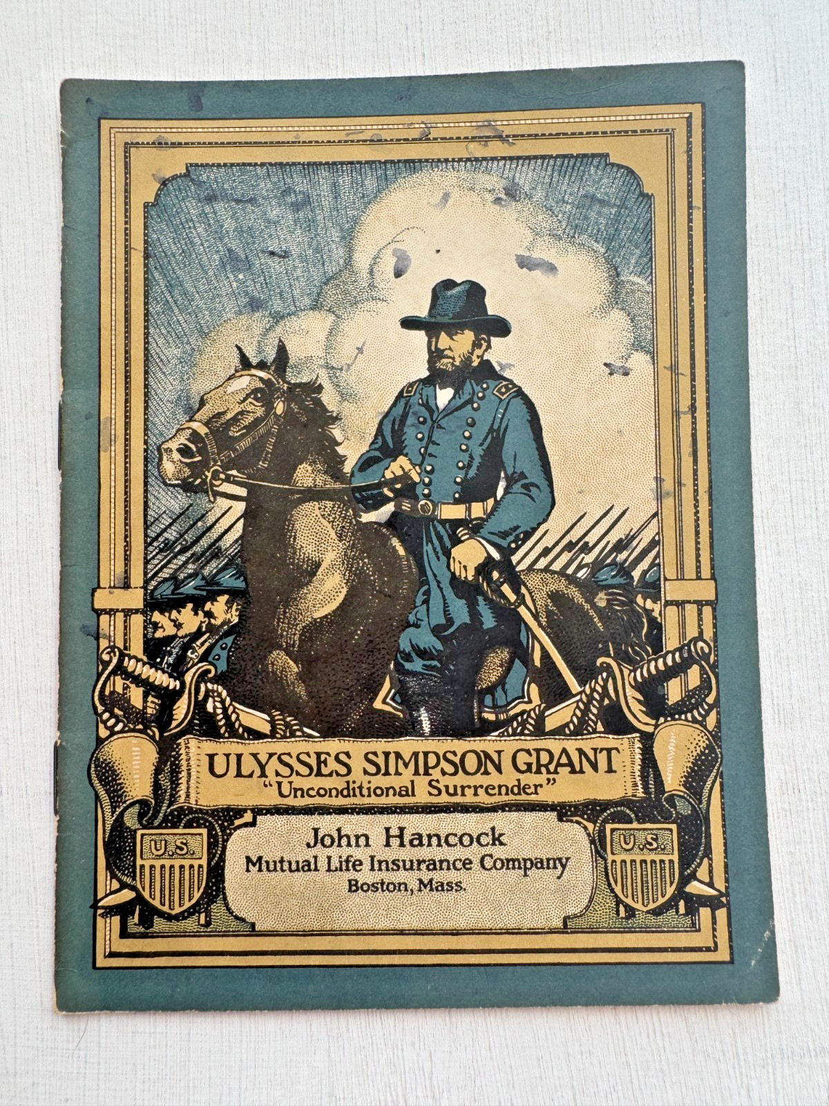1935 History Booklet #81 About Ulysses S Grant  by the John Hancock Company