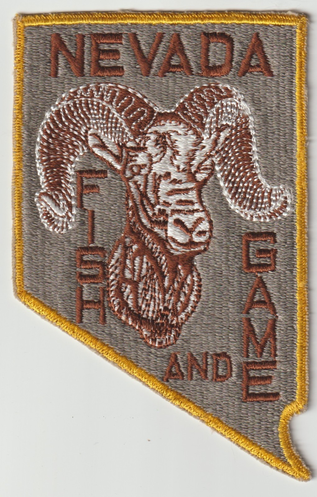 AUTHENTIC - Nevada State Fish and Game Patch - VERY OLD STYLE AUTHENTIC - Nevada State Fish and Game Patch - VERY OLD STYLE