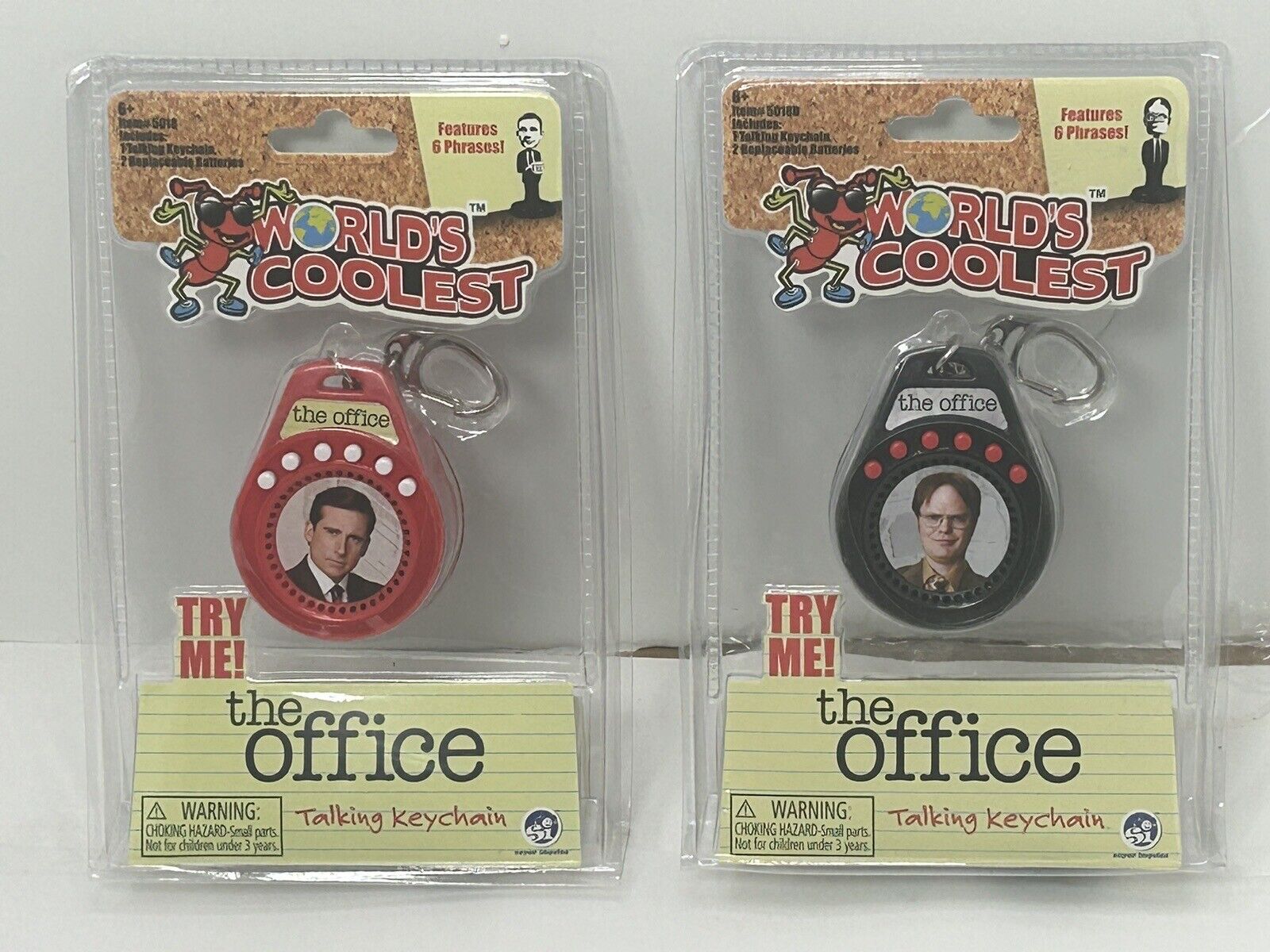 World’s Coolest DWIGHT MICHAEL - THE OFFICE Talking Keychain TV Show Quotes