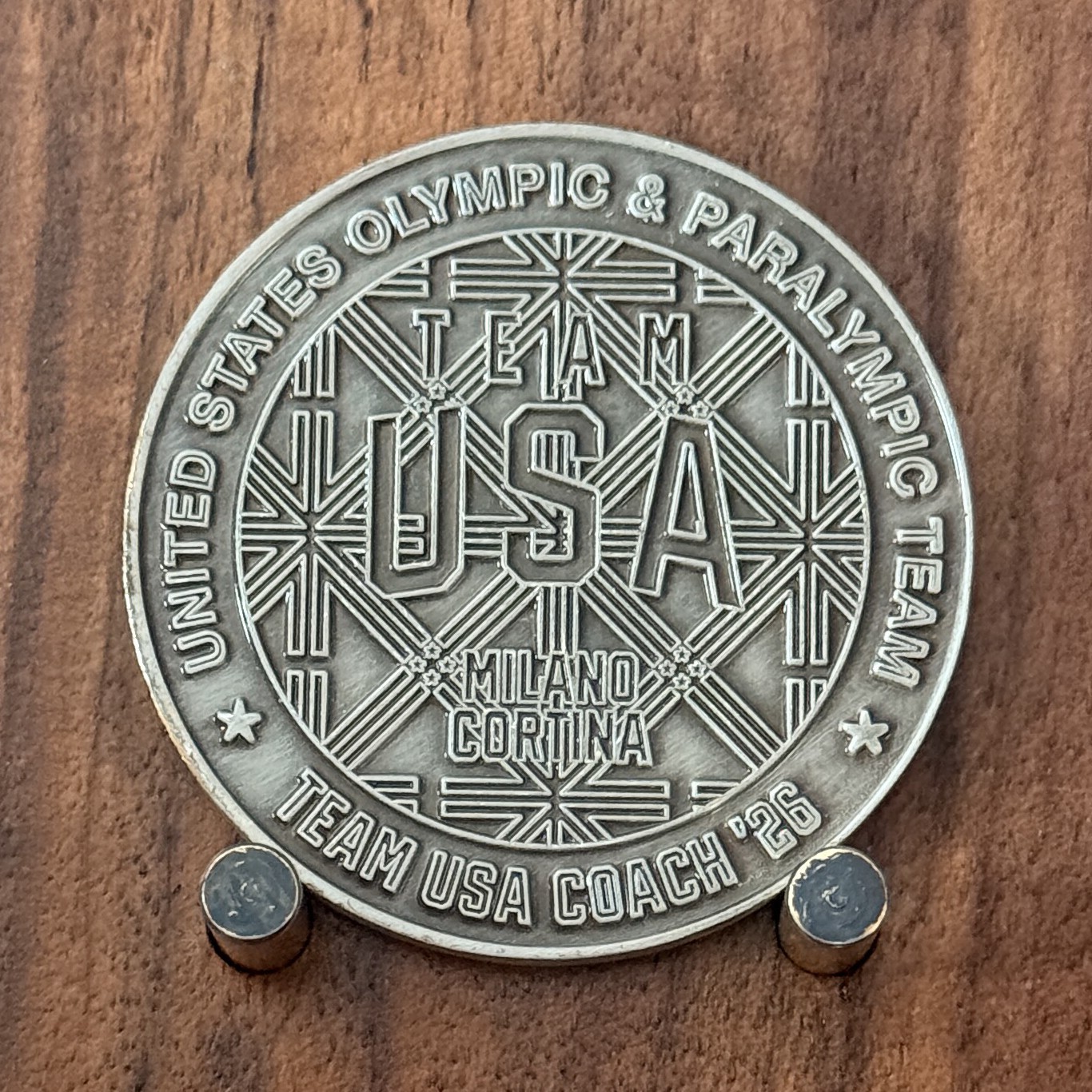 Team USA 2026 Milano Cortina Olympic Paralympic Coach Challenge Coin  M#13