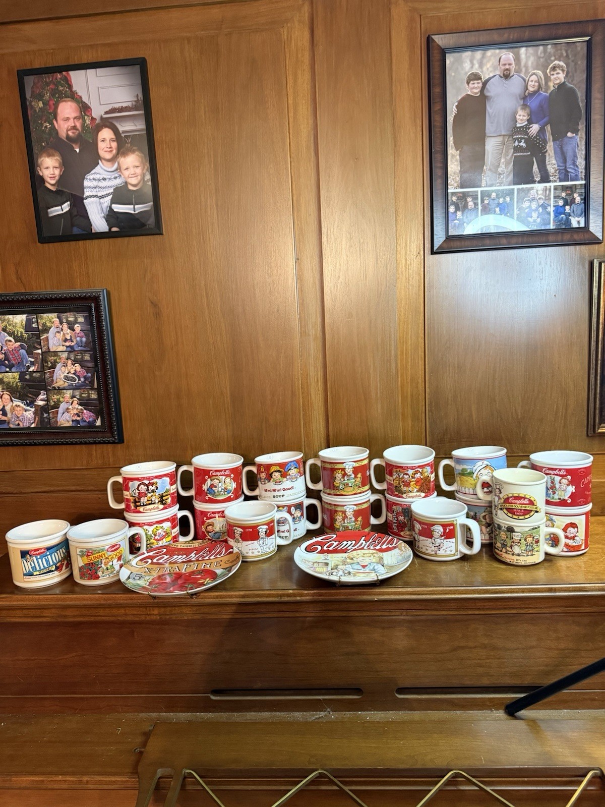1990s~2000s Vintage Campbell Soup Cup And Plate Lot Of 22 Pieces