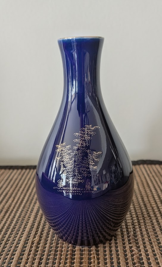 Vintage FUKUGAWA Seiji Arita Japan Cobalt Blue 5\